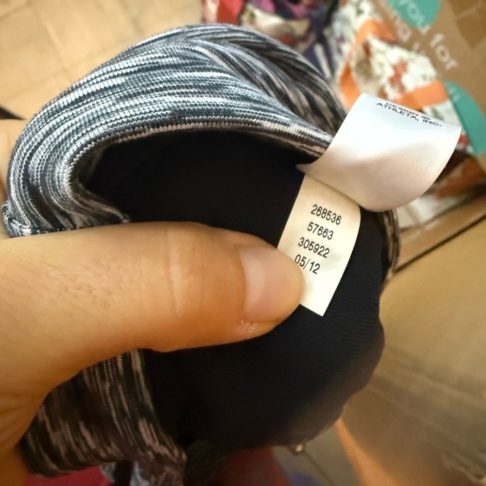 Athleta Gray Space Dye 2 in 1 Contender Skort - Picture 5 of 5